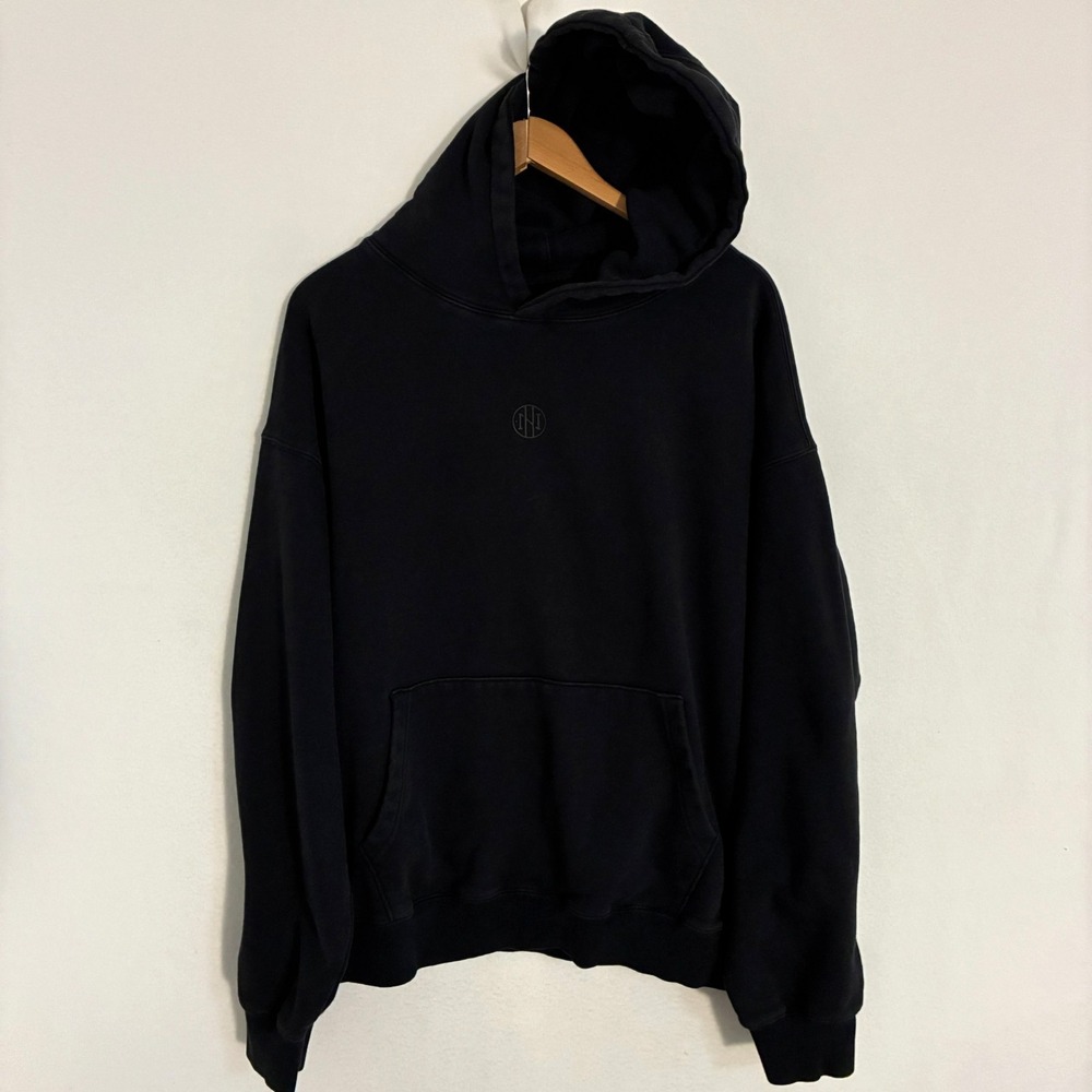 Ninth Hall Fundamentals Hoodie Mens XL Organic Cotton Blend Boxy Street Pullover